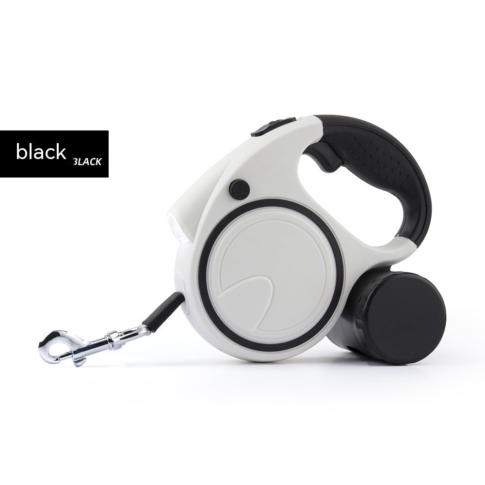 HKM-952211 Retractable Pet Leash with Flashlight Feature - Available in Multiple Colors