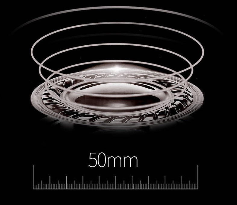 HKM-952275 Noise Reduction Headset with 50mm Speakers, Omnidirectional Microphone, and 120cm Cable Length in Tungsten Black