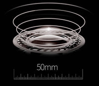 HKM-952275 Noise Reduction Headset with 50mm Speakers, Omnidirectional Microphone, and 120cm Cable Length in Tungsten Black