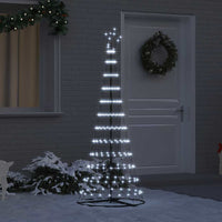 HKM-952339 LED Christmas Tree with Stand - Warm White and Cool White Lighting Options, 230-550 LEDs, Multiple Heights Available