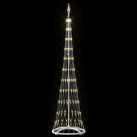 HKM-952339 LED Christmas Tree with Stand - Warm White and Cool White Lighting Options, 230-550 LEDs, Multiple Heights Available