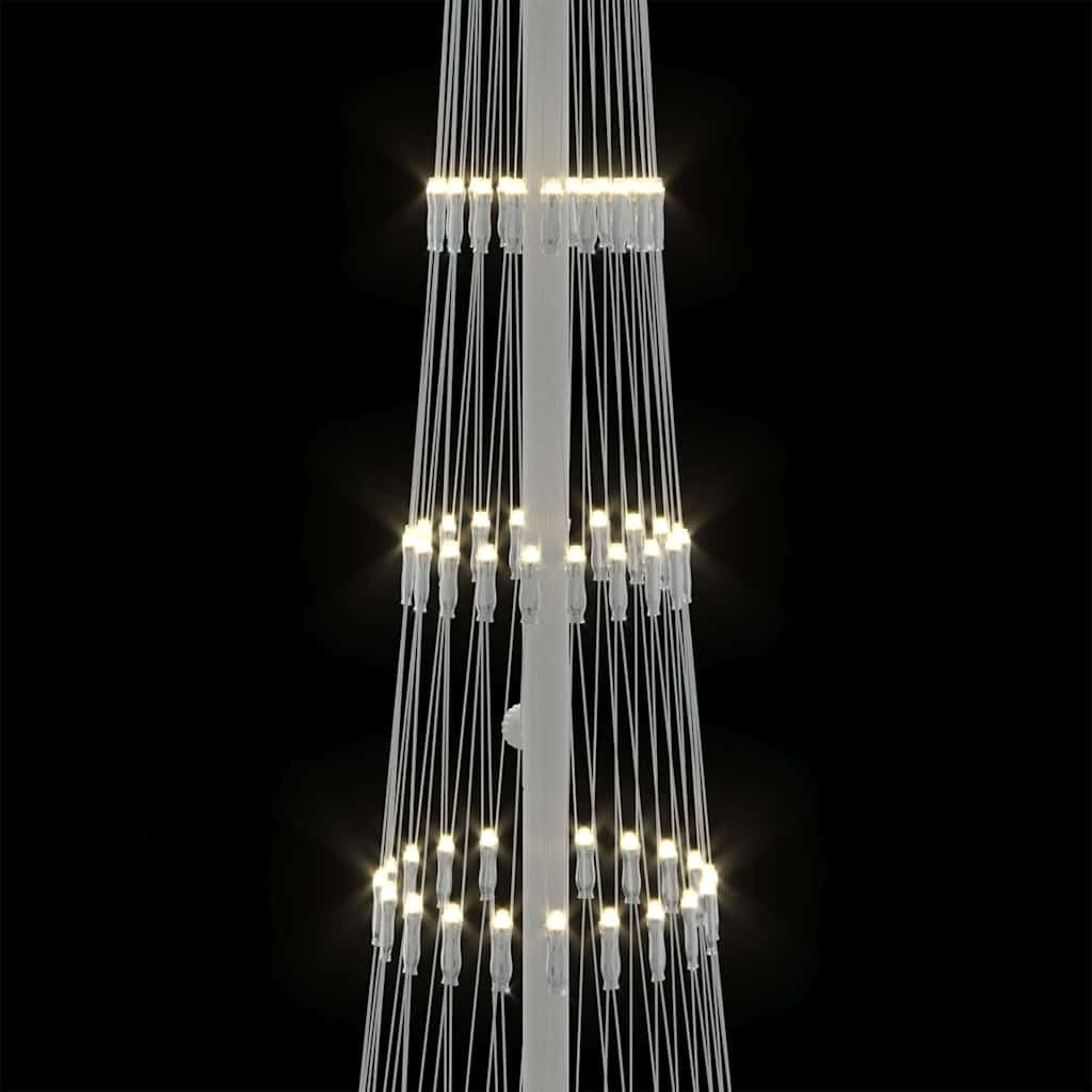 HKM-952339 LED Christmas Tree with Stand - Warm White and Cool White Lighting Options, 230-550 LEDs, Multiple Heights Available