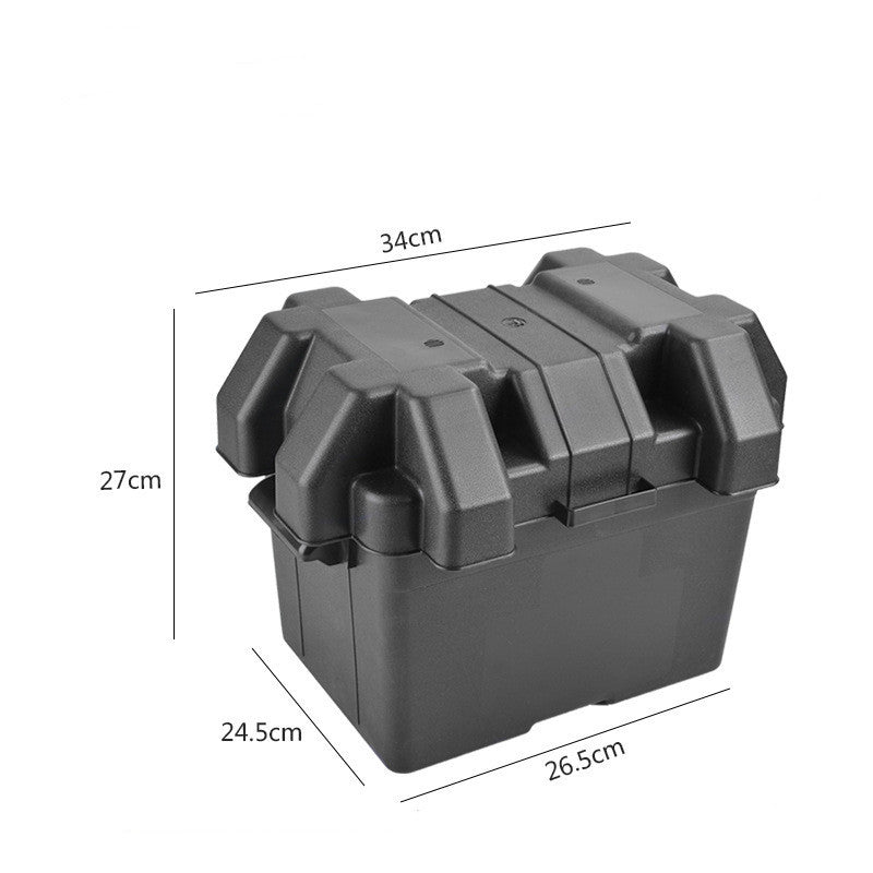 HKM-952403 Battery Storage Box - Portable Rechargeable Battery Container, Durable PP Material, Available in Small and Large Sizes