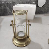 HKM-952467 Creative Wooden Hourglass Timer - 15-Minute Decorative Desk Accessory for Study and Office