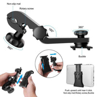 HKM-952595 Rotary Tablet Holder for Cars - Compatible with iPad Mini, iPad 2, iPad 3, iPad 4, and iPhone Models