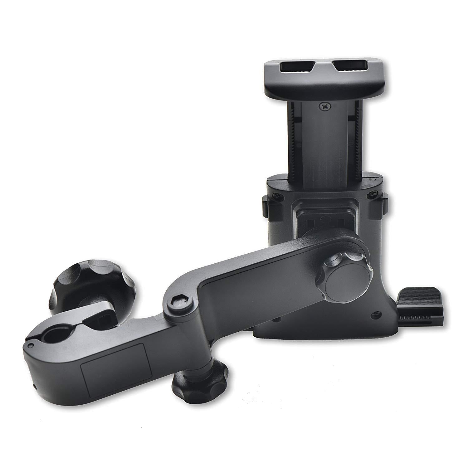 HKM-952595 Rotary Tablet Holder for Cars - Compatible with iPad Mini, iPad 2, iPad 3, iPad 4, and iPhone Models