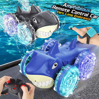 HKM-952787 Waterproof 360° Rotating Remote Control Amphibious Vehicle for Kids, Gesture Sensing Toy Car