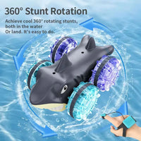 HKM-952787 Waterproof 360° Rotating Remote Control Amphibious Vehicle for Kids, Gesture Sensing Toy Car