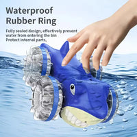 HKM-952787 Waterproof 360° Rotating Remote Control Amphibious Vehicle for Kids, Gesture Sensing Toy Car