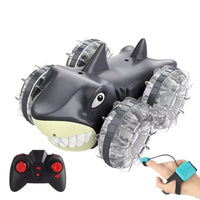 HKM-952787 Waterproof 360° Rotating Remote Control Amphibious Vehicle for Kids, Gesture Sensing Toy Car