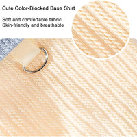 HKM-952851 Cozy Color-Block Dog Shirt with Bow Tie for Small and Medium Breeds, Perfect for Cool Weather and Special Occasions
