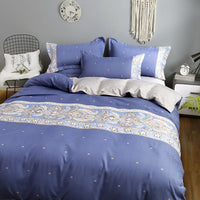 HKM-952851 Pure Cotton Brushed Four-Piece Bedding Set in Multiple Sizes and Styles