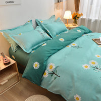 HKM-952851 Pure Cotton Brushed Four-Piece Bedding Set in Multiple Sizes and Styles