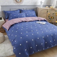 HKM-952851 Pure Cotton Brushed Four-Piece Bedding Set in Multiple Sizes and Styles