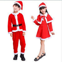 HKM-952979 Golden Velvet Christmas Costume for Children - 99% Cotton, Comfortable and Stylish