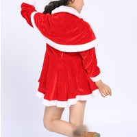 HKM-952979 Golden Velvet Christmas Costume for Children - 99% Cotton, Comfortable and Stylish