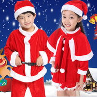 HKM-952979 Golden Velvet Christmas Costume for Children - 99% Cotton, Comfortable and Stylish
