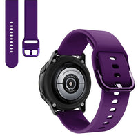 HKM-953043 Galaxy Watch Active Silicone Strap - 20mm, Multiple Color Options Available, Ideal for Daily Wear
