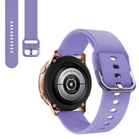 HKM-953043 Galaxy Watch Active Silicone Strap - 20mm, Multiple Color Options Available, Ideal for Daily Wear