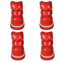 HKM-953235 Cotton Dog Shoes for Winter: Waterproof, Non-Slip, and Warm Ski Boots