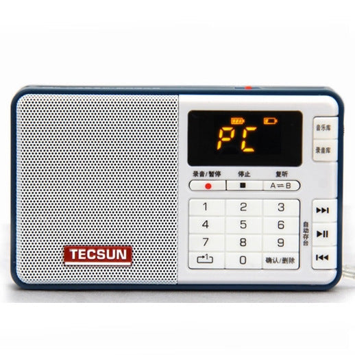 HKM-953235 Digital Audio Player with Radio Function and TF Card Support - Tecsun Q3, Various Colors Available