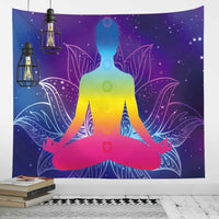 HKM-953363 Nordic Digital Printing Tapestry for Yoga and Meditation - Modern Polyester Wall Décor