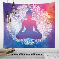 HKM-953363 Nordic Digital Printing Tapestry for Yoga and Meditation - Modern Polyester Wall Décor
