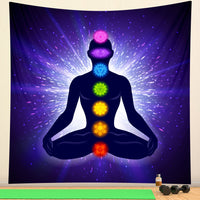 HKM-953363 Nordic Digital Printing Tapestry for Yoga and Meditation - Modern Polyester Wall Décor