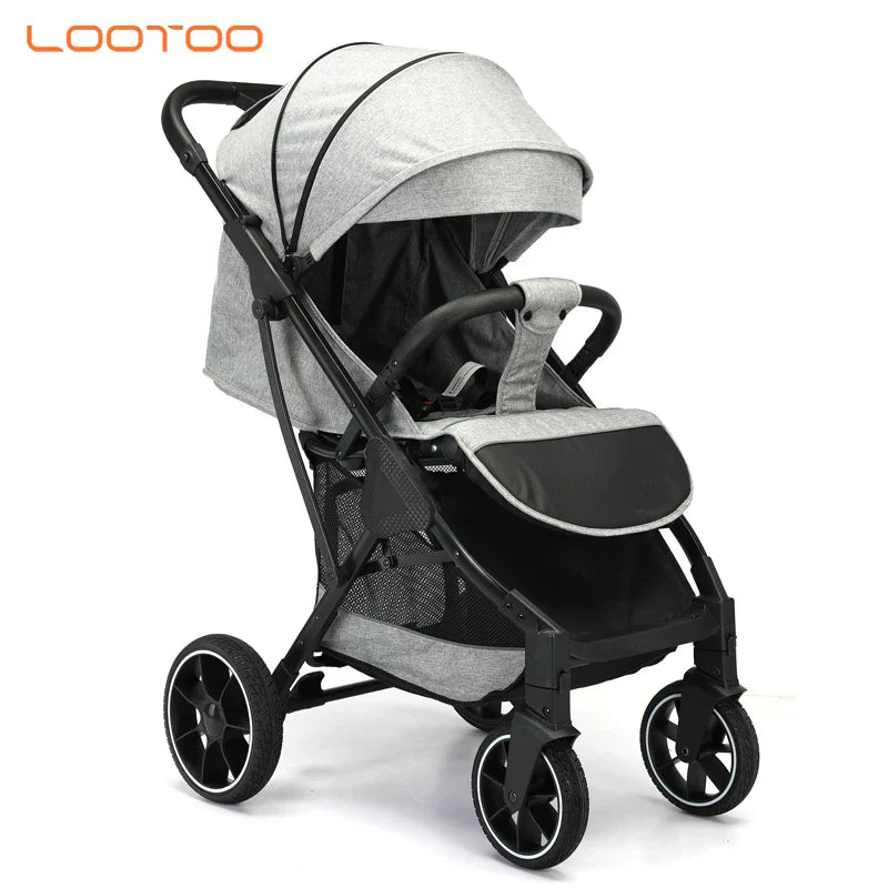 KTX-953555 2-in-1 Portable Baby Stroller with Foldable Alloy Wheels for Kids