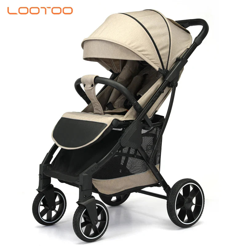KTX-953555 2-in-1 Portable Baby Stroller with Foldable Alloy Wheels for Kids