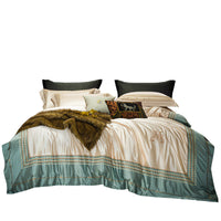 HKM-953683 Chinese Precision Embroidery Plant and Flower Bedding Set - Pure Cotton, 4-Piece Collection