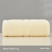 HKM-953939 Cotton Face Towel in Light Yellow, Pink, and Light Blue - Soft & Absorbent 60x30CM