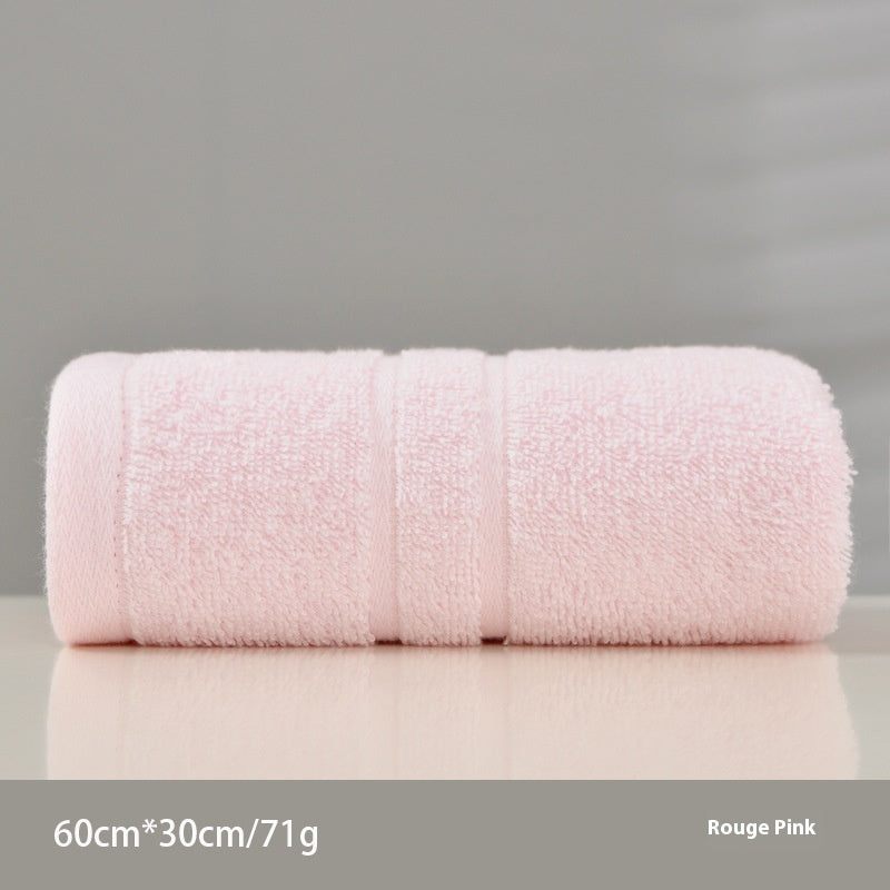 HKM-953939 Cotton Face Towel in Light Yellow, Pink, and Light Blue - Soft & Absorbent 60x30CM