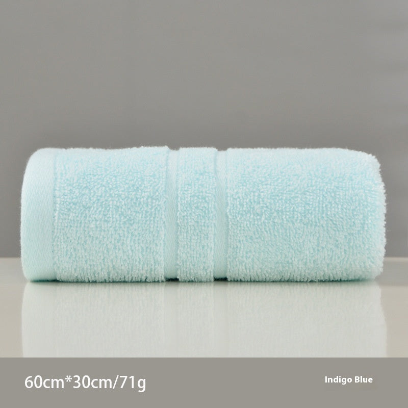 HKM-953939 Cotton Face Towel in Light Yellow, Pink, and Light Blue - Soft & Absorbent 60x30CM