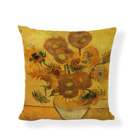 HKM-954067 Famous Art Character Cushion Cover, Linen Blend, 45x45cm, Suitable for Living Room and Bedroom