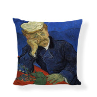 HKM-954067 Famous Art Character Cushion Cover, Linen Blend, 45x45cm, Suitable for Living Room and Bedroom