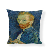 HKM-954067 Famous Art Character Cushion Cover, Linen Blend, 45x45cm, Suitable for Living Room and Bedroom