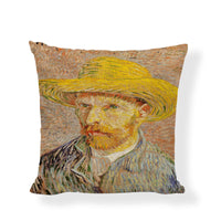 HKM-954067 Famous Art Character Cushion Cover, Linen Blend, 45x45cm, Suitable for Living Room and Bedroom