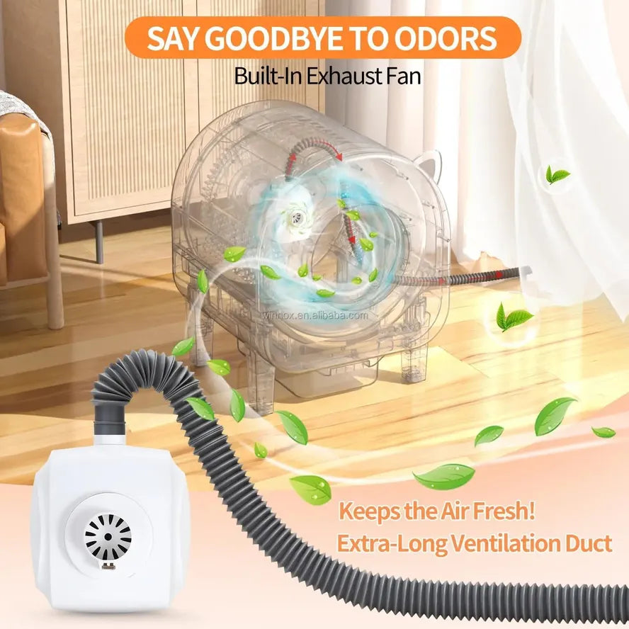 KTX-954131 Automatic Self-Cleaning Cat Litter Box with Tuya App Control