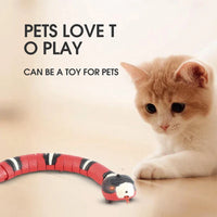 HKM-954259 Electric Simulation Induction Snake Toy for Kids, Interactive Trick Animal Toy, 40 cm, Ages 6+