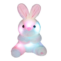 HKM-954323 Cuddly Luminous Rabbit Plush Toy Doll in Various Colors and Sizes