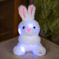 HKM-954323 Cuddly Luminous Rabbit Plush Toy Doll in Various Colors and Sizes