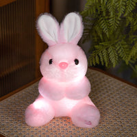 HKM-954323 Cuddly Luminous Rabbit Plush Toy Doll in Various Colors and Sizes