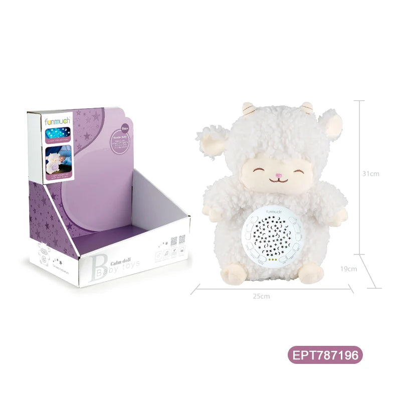 Starry Night Musical Projection Doll - Plush Stuffed Animal Sensory Toy for Kids Ages 5-7