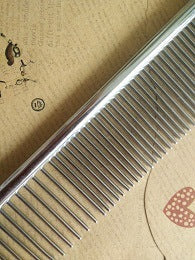 HKM-954451 Pet Grooming Steel Comb - 19x4.2cm Professional Dog Comb for Effortless Grooming