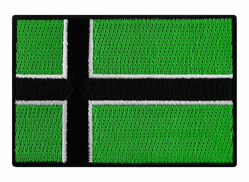 HKM-954451 Viking Flag Embroidered Velcro Patch for Customization on Bags, Hats, and Apparel