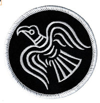 HKM-954451 Viking Flag Embroidered Velcro Patch for Customization on Bags, Hats, and Apparel