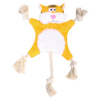 HKM-954515 Plush Squeaky Dog Toys - Durable Chewing Animal Designs for Interactive Play