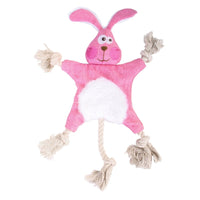 HKM-954515 Plush Squeaky Dog Toys - Durable Chewing Animal Designs for Interactive Play