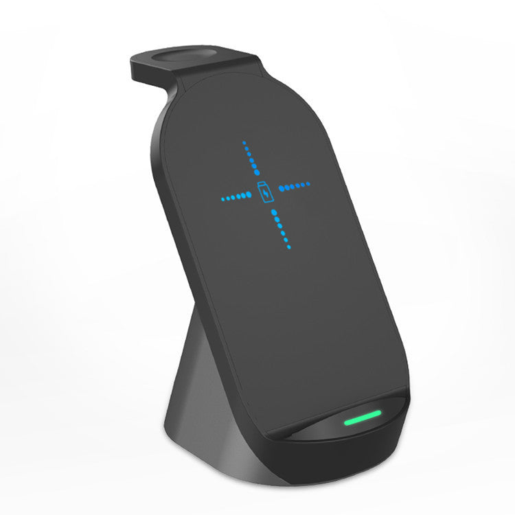 HKM-954579 15W Wireless Charging Stand for Mobile Phones and Earphones with Type-C Interface